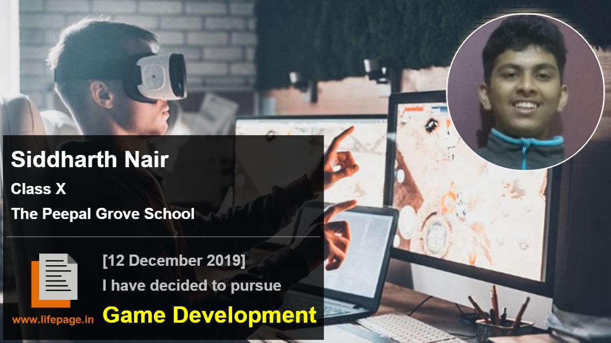 Siddharth Nair | School Student Testimonial | LifePage Career Plan Siddharth Nair | School Student Testimonial | LifePage Career Plan