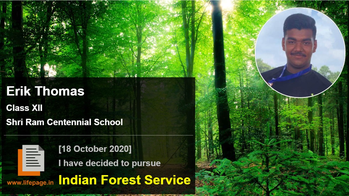 Erik Thomas | School Student Testimonial | LifePage Career Plan Erik Thomas | School Student Testimonial | LifePage Career Plan