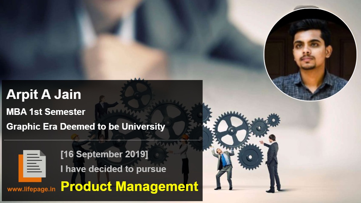 Arpit A Jain | College Student Testimonial | LifePage Career Plan Arpit A Jain | College Student Testimonial | LifePage Career Plan