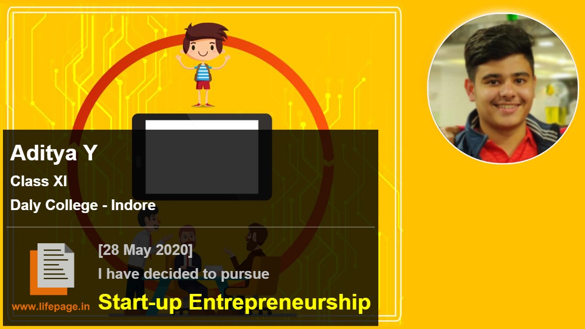 Aditya Y | School Student Testimonial | LifePage Career Plan Aditya Y | School Student Testimonial | LifePage Career Plan