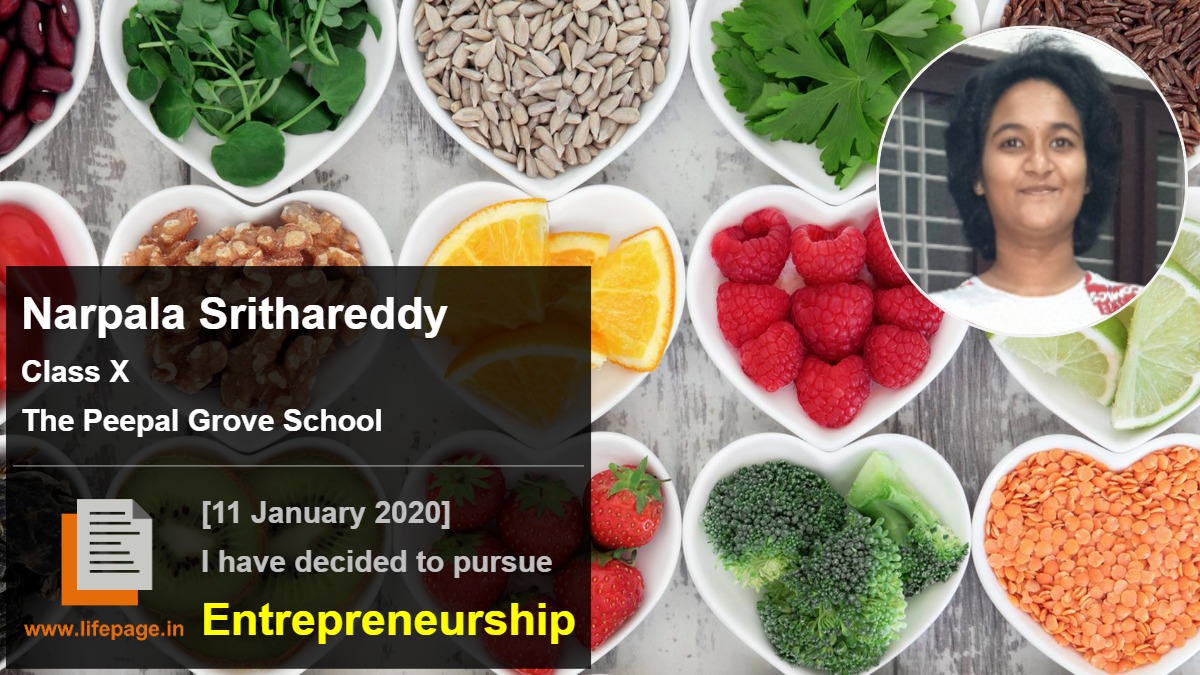 Narpala Srithareddy | School Student Testimonial | LifePage Career Plan Narpala Srithareddy | School Student Testimonial | LifePage Career Plan