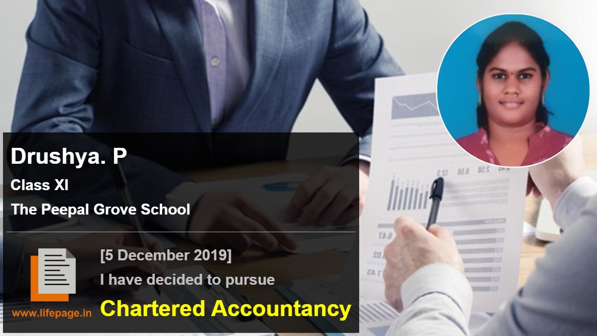 Drushya. P | School Student Testimonial | LifePage Career Plan Drushya. P | School Student Testimonial | LifePage Career Plan